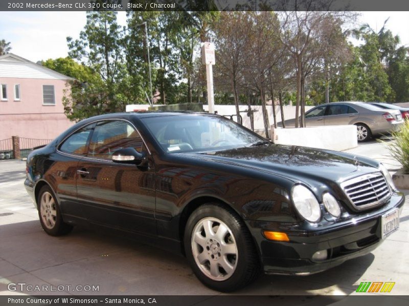 Black / Charcoal 2002 Mercedes-Benz CLK 320 Coupe