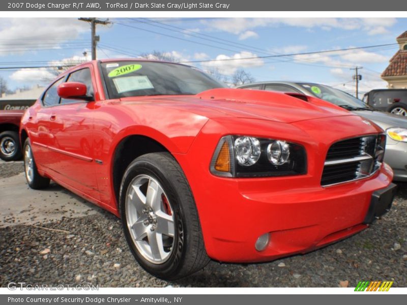TorRed / Dark Slate Gray/Light Slate Gray 2007 Dodge Charger R/T AWD