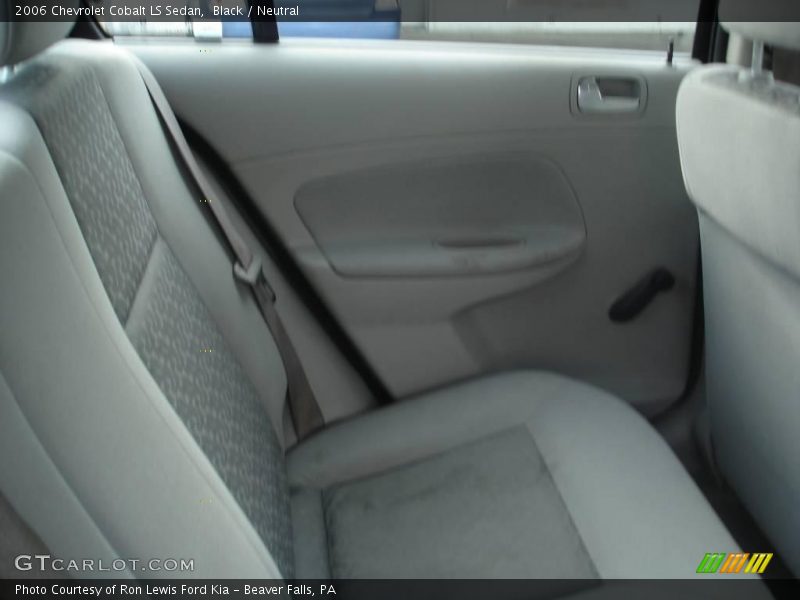 Black / Neutral 2006 Chevrolet Cobalt LS Sedan