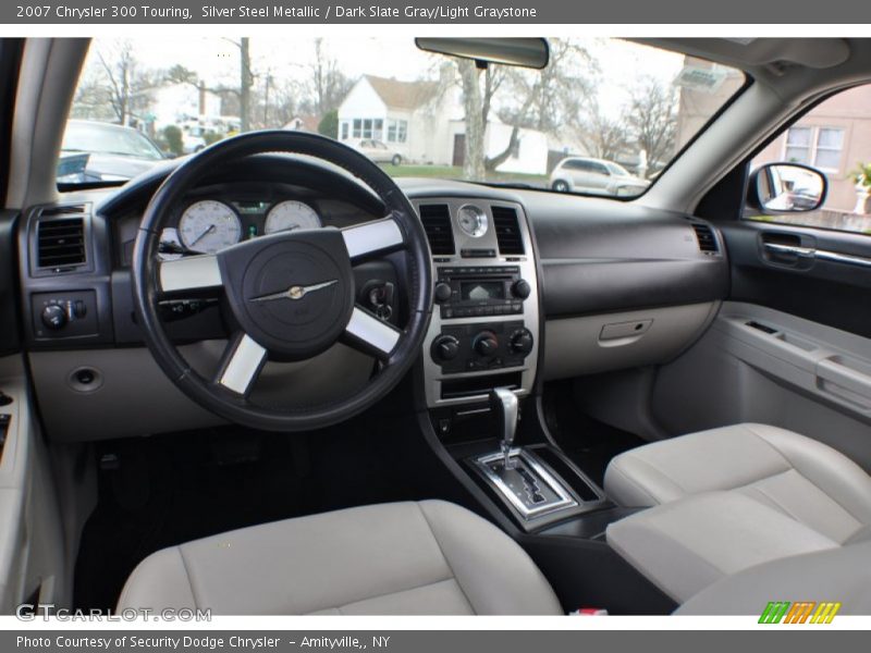 Silver Steel Metallic / Dark Slate Gray/Light Graystone 2007 Chrysler 300 Touring