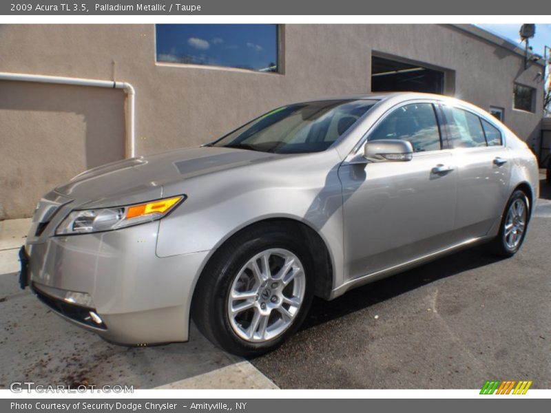 Palladium Metallic / Taupe 2009 Acura TL 3.5