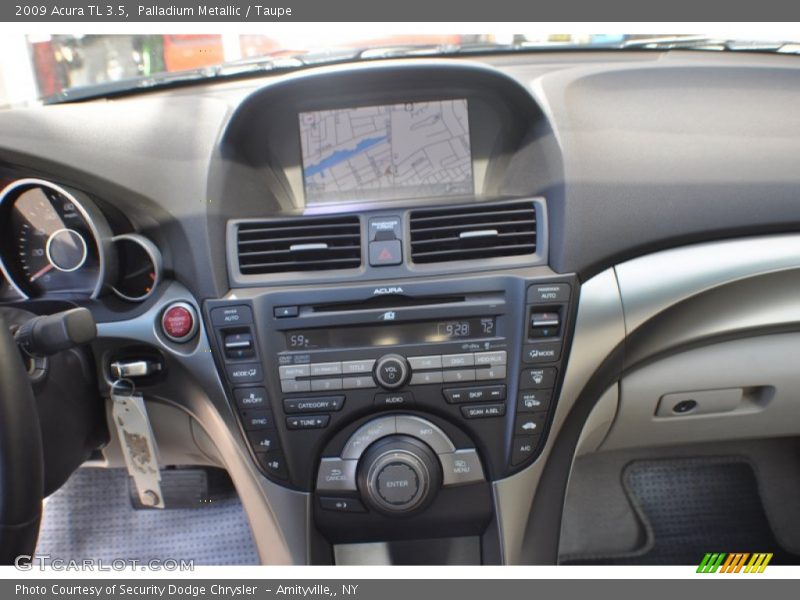 Palladium Metallic / Taupe 2009 Acura TL 3.5