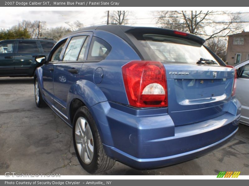 Marine Blue Pearl / Pastel Slate Gray 2007 Dodge Caliber SXT
