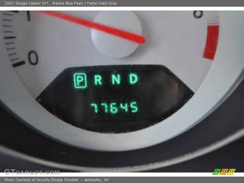 Marine Blue Pearl / Pastel Slate Gray 2007 Dodge Caliber SXT