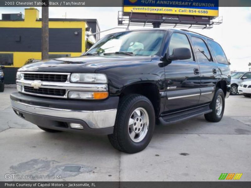 Black / Tan/Neutral 2003 Chevrolet Tahoe