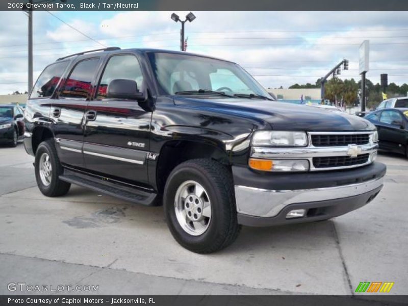 Black / Tan/Neutral 2003 Chevrolet Tahoe