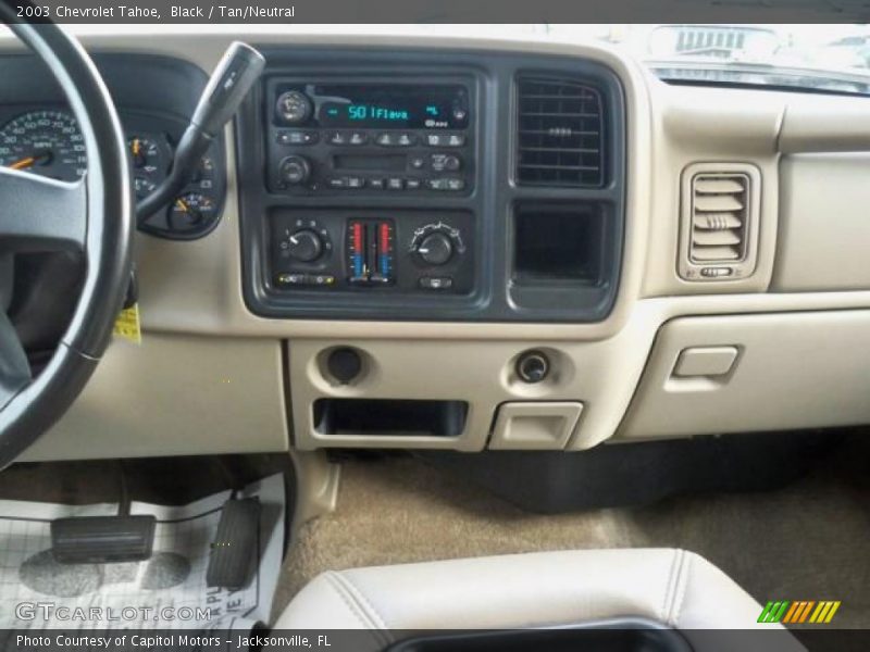 Black / Tan/Neutral 2003 Chevrolet Tahoe