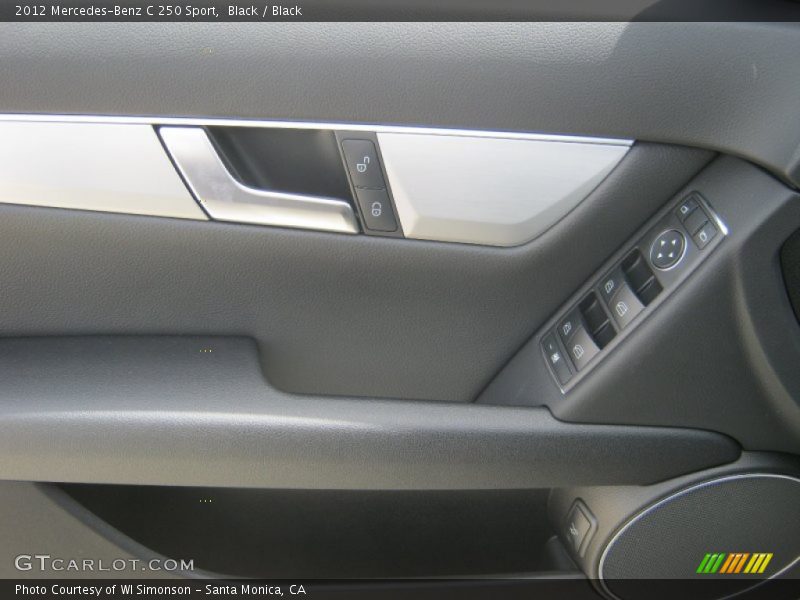 Black / Black 2012 Mercedes-Benz C 250 Sport