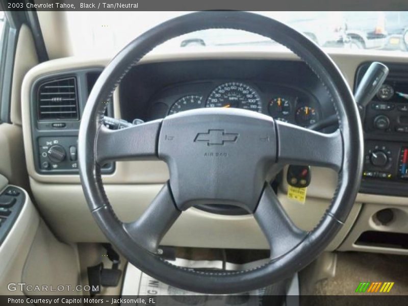 Black / Tan/Neutral 2003 Chevrolet Tahoe