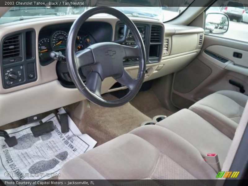 Black / Tan/Neutral 2003 Chevrolet Tahoe