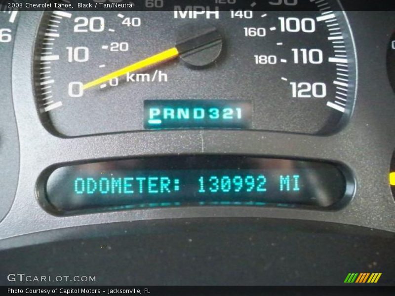 Black / Tan/Neutral 2003 Chevrolet Tahoe