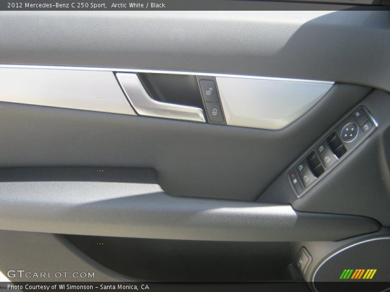 Arctic White / Black 2012 Mercedes-Benz C 250 Sport