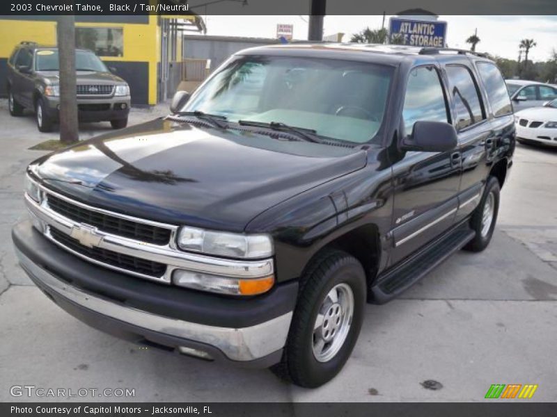 Black / Tan/Neutral 2003 Chevrolet Tahoe