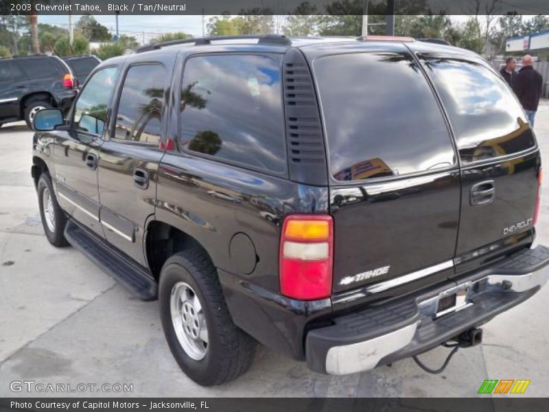 Black / Tan/Neutral 2003 Chevrolet Tahoe