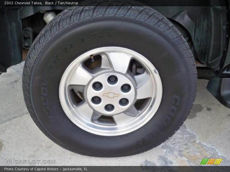 Black / Tan/Neutral 2003 Chevrolet Tahoe