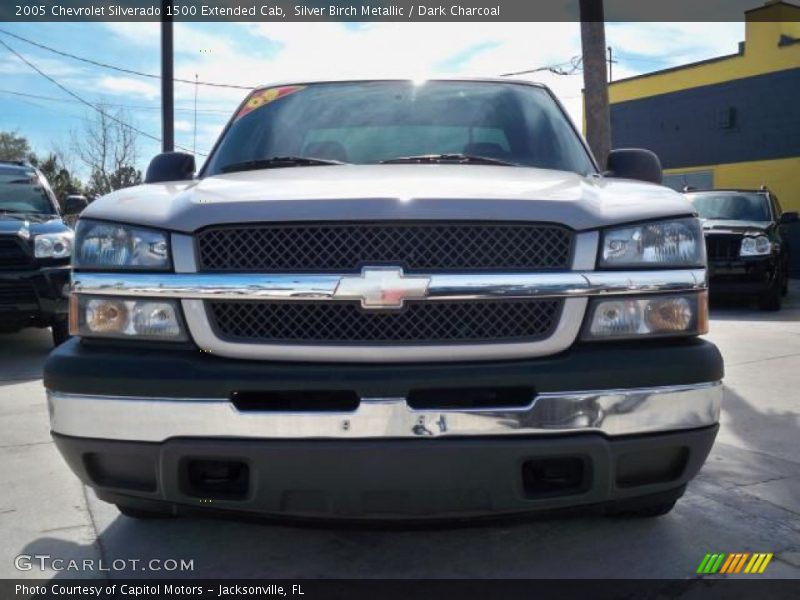 Silver Birch Metallic / Dark Charcoal 2005 Chevrolet Silverado 1500 Extended Cab