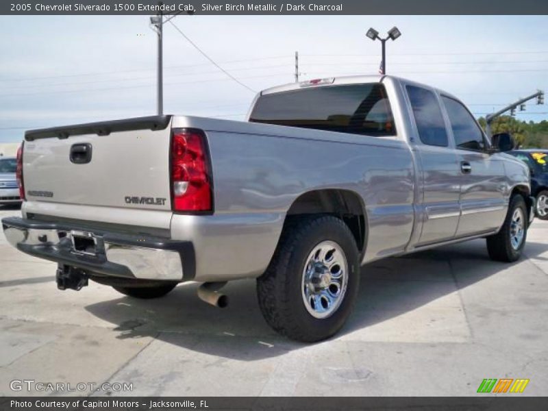 Silver Birch Metallic / Dark Charcoal 2005 Chevrolet Silverado 1500 Extended Cab