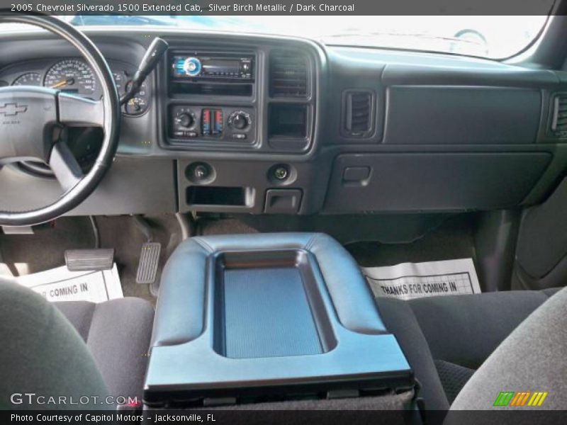 Silver Birch Metallic / Dark Charcoal 2005 Chevrolet Silverado 1500 Extended Cab