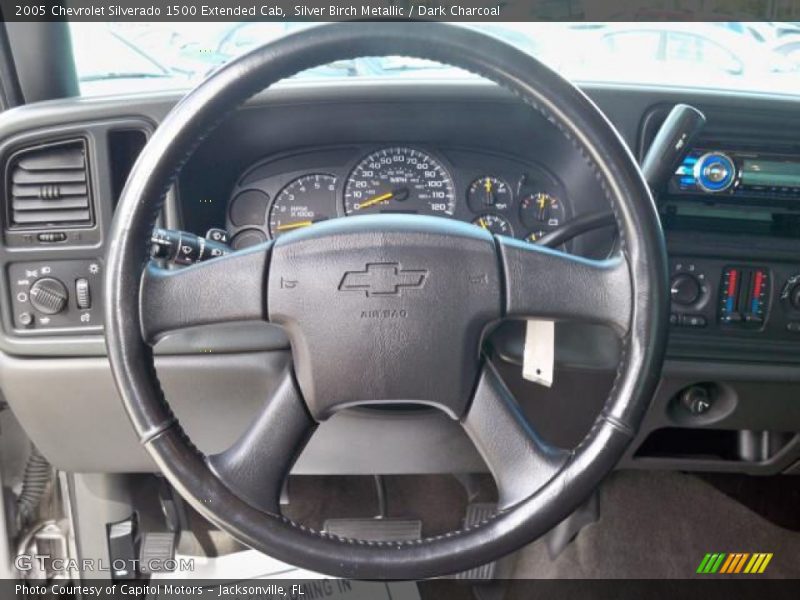 Silver Birch Metallic / Dark Charcoal 2005 Chevrolet Silverado 1500 Extended Cab