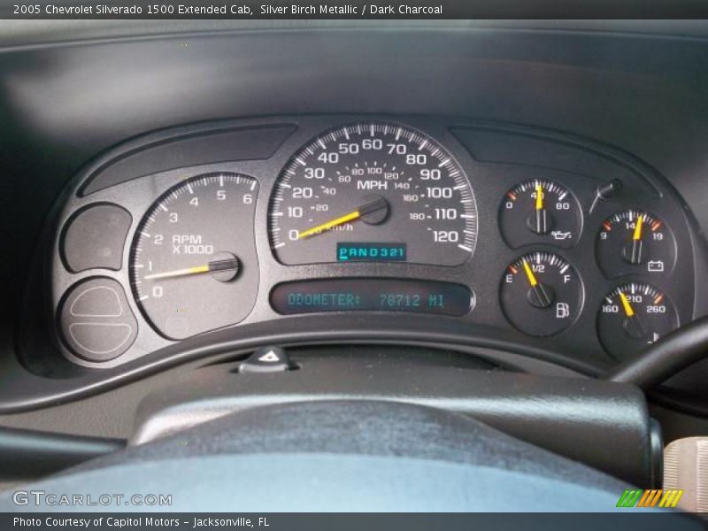  2005 Silverado 1500 Extended Cab Extended Cab Gauges
