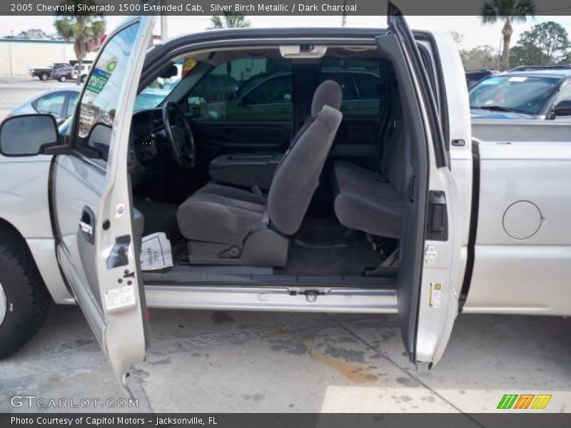 Silver Birch Metallic / Dark Charcoal 2005 Chevrolet Silverado 1500 Extended Cab