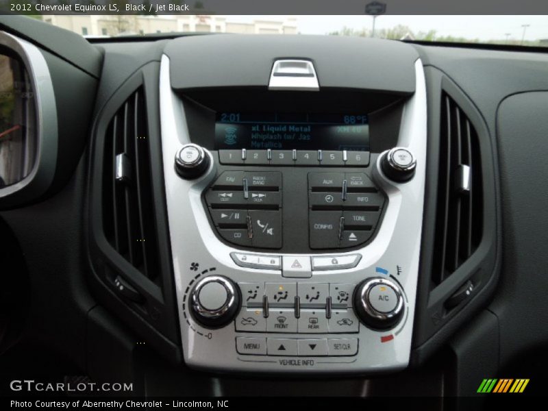 Black / Jet Black 2012 Chevrolet Equinox LS