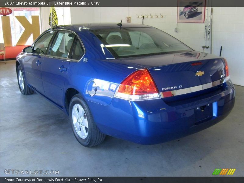 Laser Blue Metallic / Gray 2007 Chevrolet Impala LT