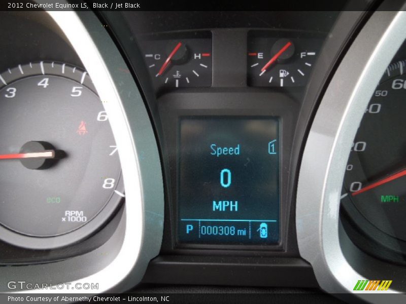 Black / Jet Black 2012 Chevrolet Equinox LS