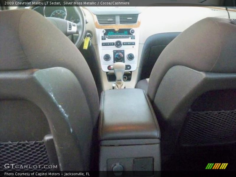 Silver Moss Metallic / Cocoa/Cashmere 2009 Chevrolet Malibu LT Sedan