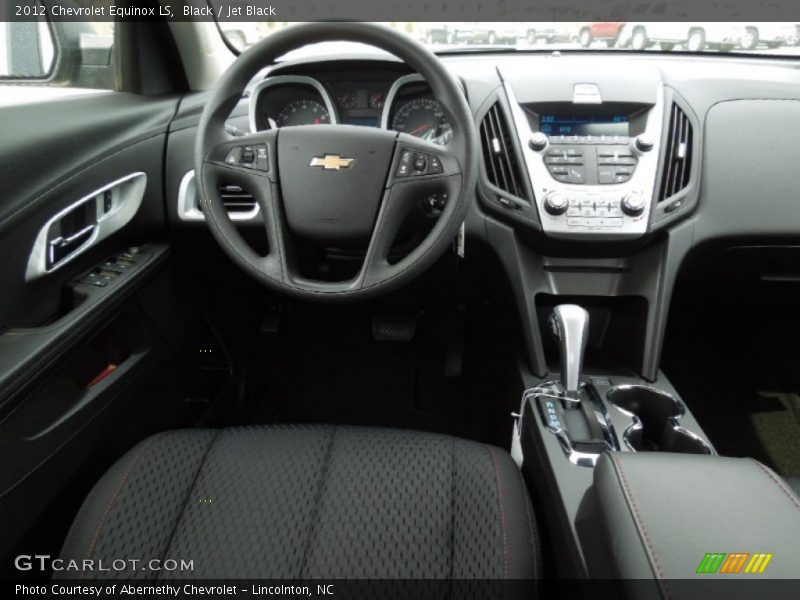 Black / Jet Black 2012 Chevrolet Equinox LS