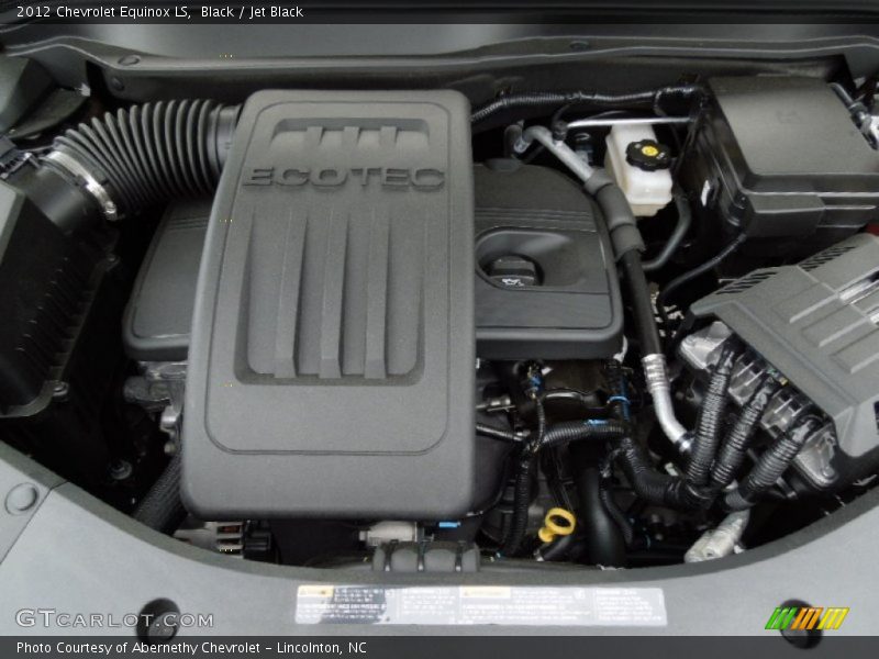 Black / Jet Black 2012 Chevrolet Equinox LS