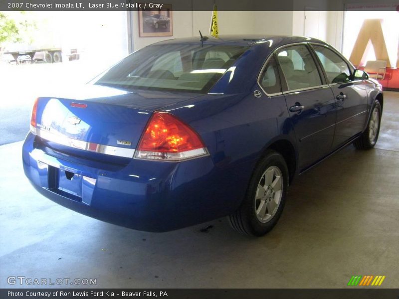 Laser Blue Metallic / Gray 2007 Chevrolet Impala LT