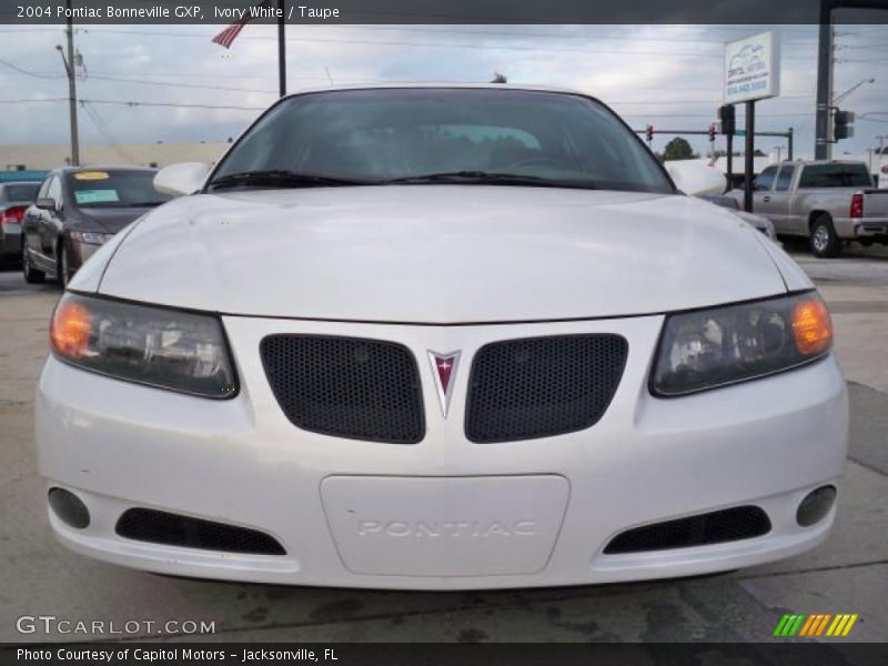 Ivory White / Taupe 2004 Pontiac Bonneville GXP
