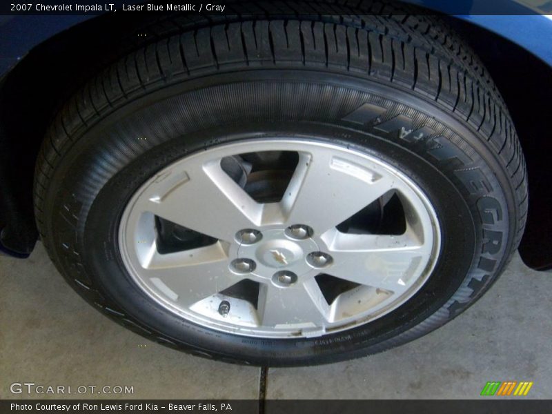 Laser Blue Metallic / Gray 2007 Chevrolet Impala LT