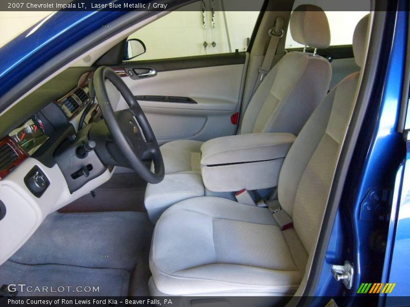 Laser Blue Metallic / Gray 2007 Chevrolet Impala LT