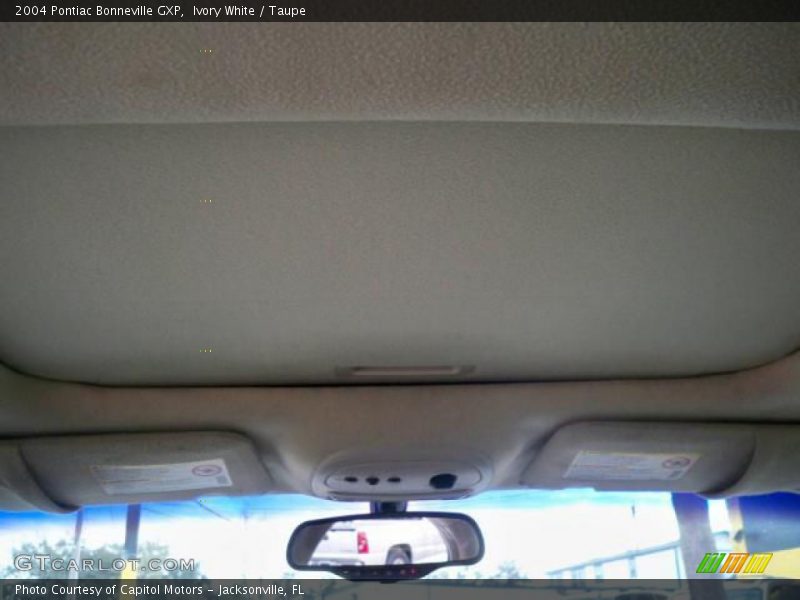 Ivory White / Taupe 2004 Pontiac Bonneville GXP