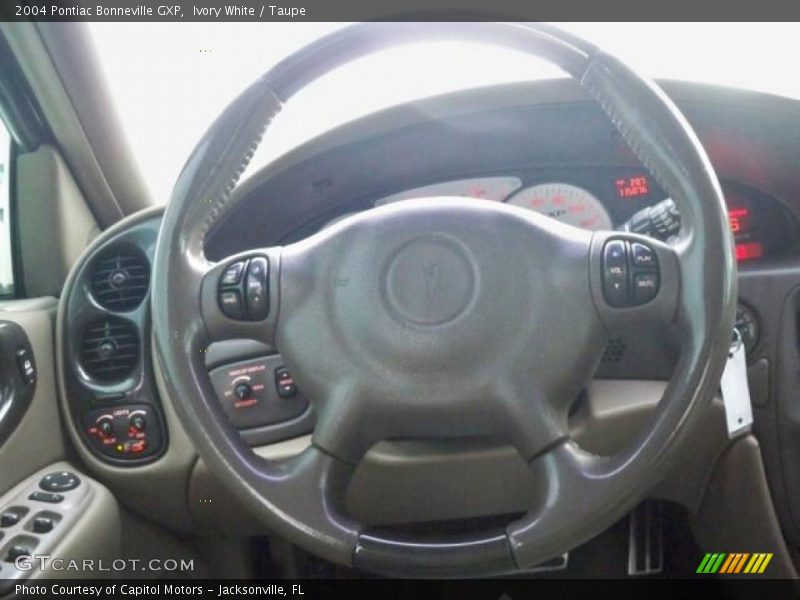 Ivory White / Taupe 2004 Pontiac Bonneville GXP