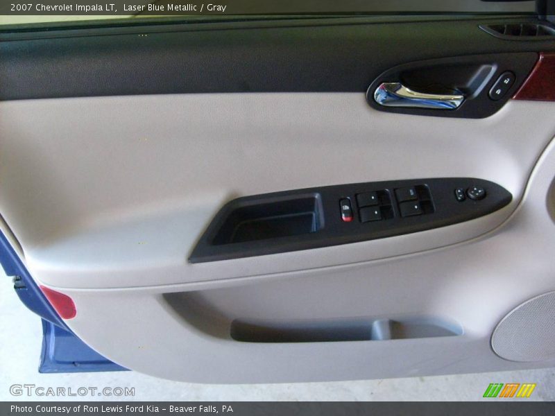Laser Blue Metallic / Gray 2007 Chevrolet Impala LT