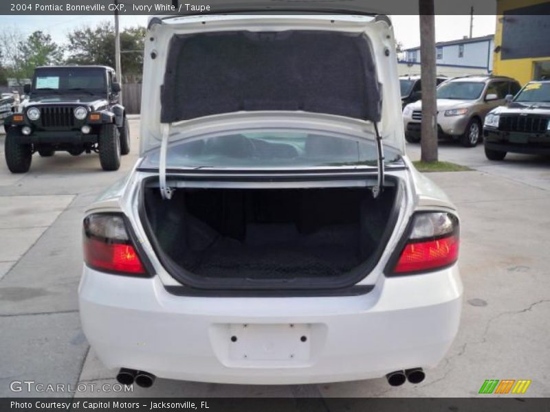 Ivory White / Taupe 2004 Pontiac Bonneville GXP