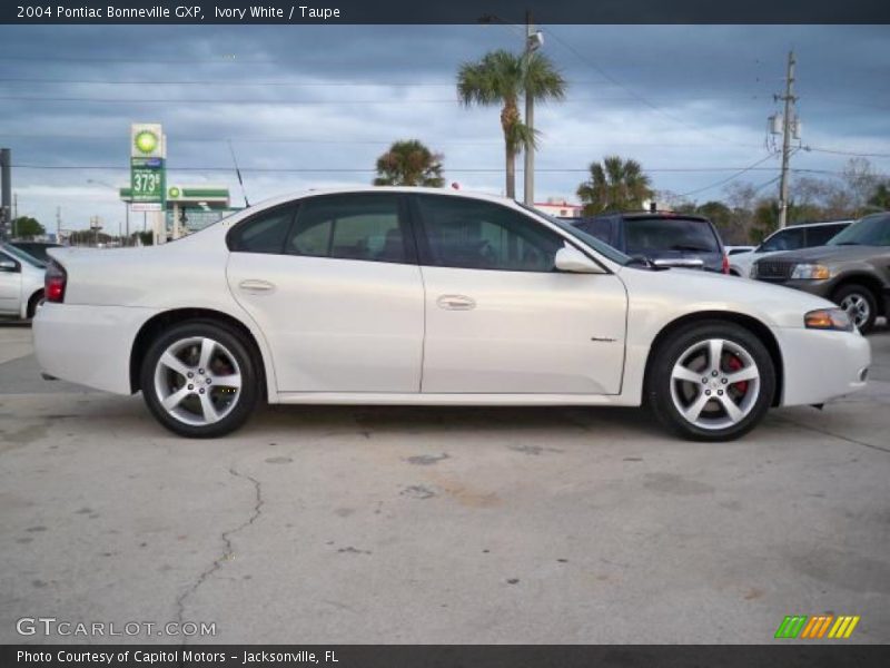 Ivory White / Taupe 2004 Pontiac Bonneville GXP