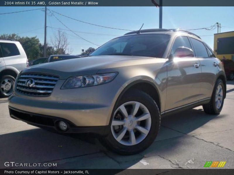 Golden Sand Metallic / Willow 2004 Infiniti FX 35 AWD