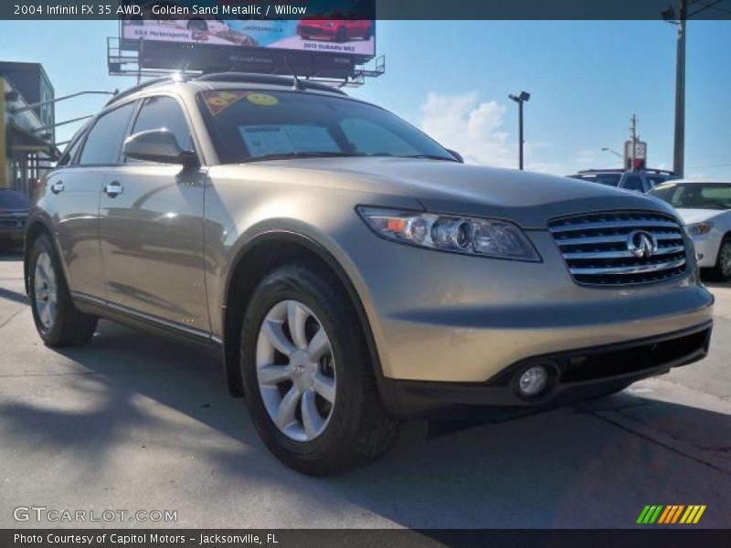 Golden Sand Metallic / Willow 2004 Infiniti FX 35 AWD