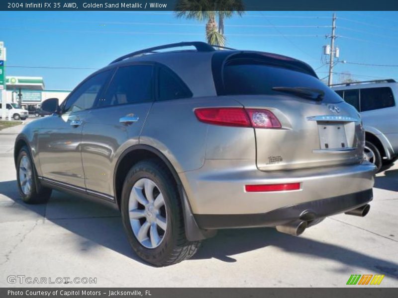 Golden Sand Metallic / Willow 2004 Infiniti FX 35 AWD