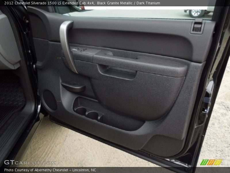 Black Granite Metallic / Dark Titanium 2012 Chevrolet Silverado 1500 LS Extended Cab 4x4