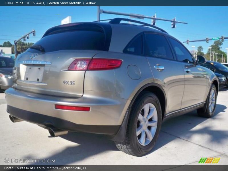 Golden Sand Metallic / Willow 2004 Infiniti FX 35 AWD