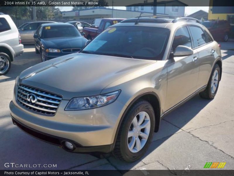Golden Sand Metallic / Willow 2004 Infiniti FX 35 AWD