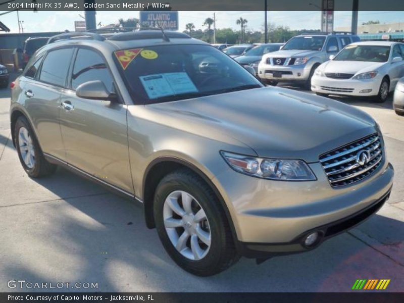 Golden Sand Metallic / Willow 2004 Infiniti FX 35 AWD
