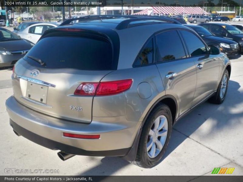 Golden Sand Metallic / Willow 2004 Infiniti FX 35 AWD