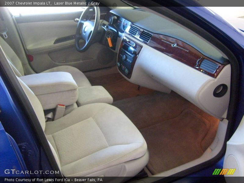 Laser Blue Metallic / Gray 2007 Chevrolet Impala LT