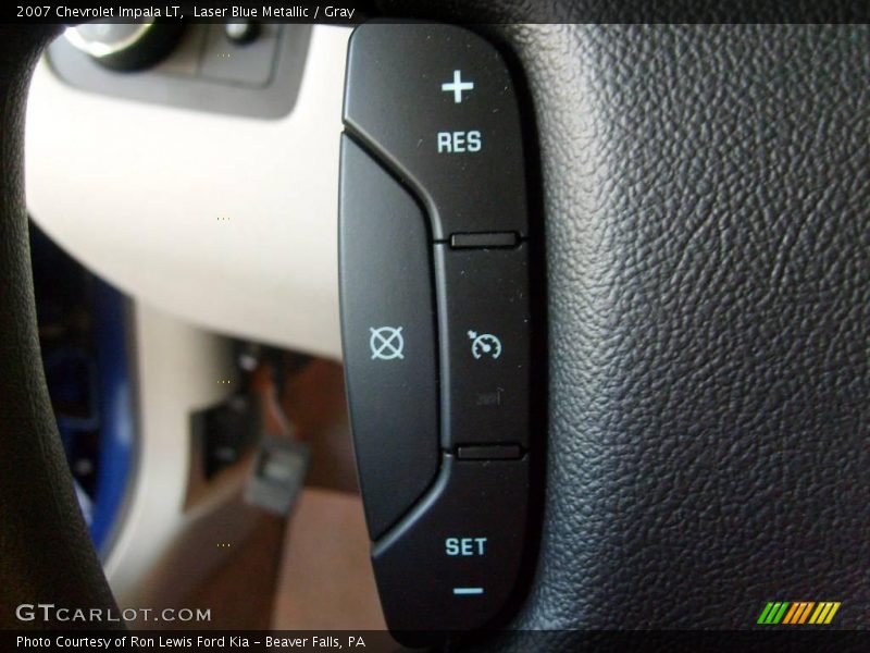 Laser Blue Metallic / Gray 2007 Chevrolet Impala LT